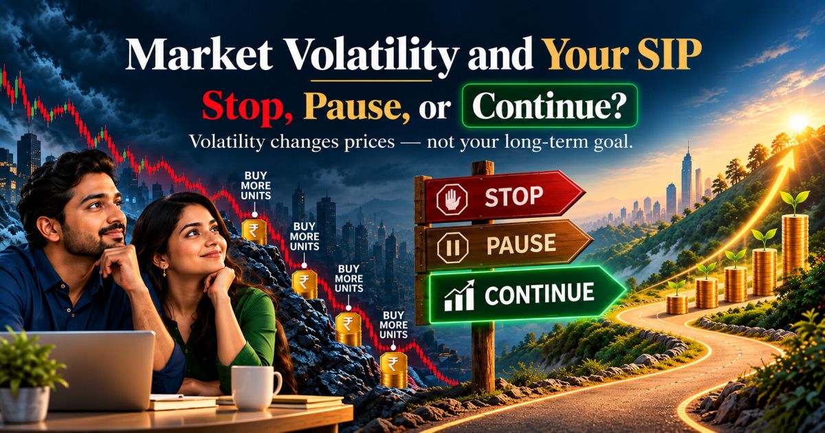 Market Volatility and Your SIP: Stop, Pause, or Continue?